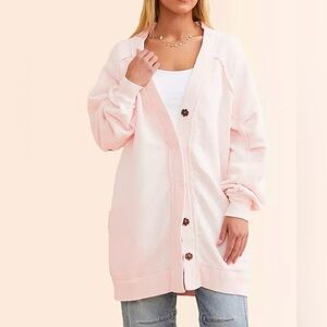 We The Free Pink Cardigan